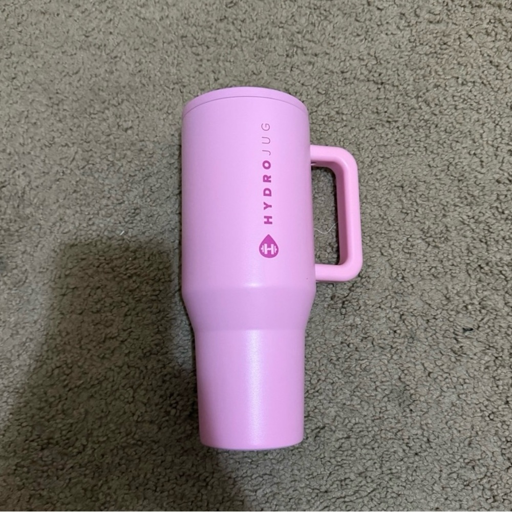HydroJug Light Pink Bottle with Handle